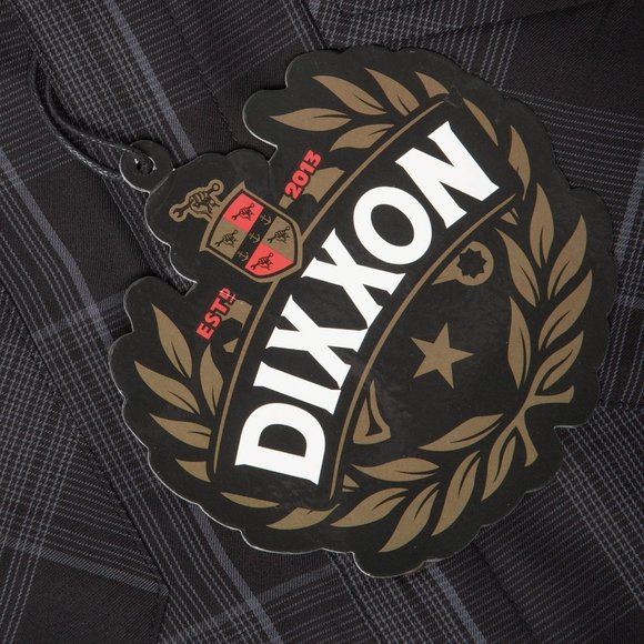 Dixxon - Murphy Bamboo Long Sleeve Shirt - Black & Gray Plaid - Men's 3XL - Picture 5 of 7